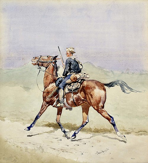 The Advance Guard, 1888, Frederic Remington