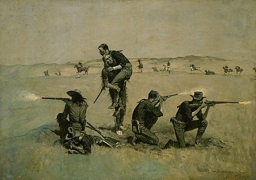 The Last Stand, 1896, Frederic Remington