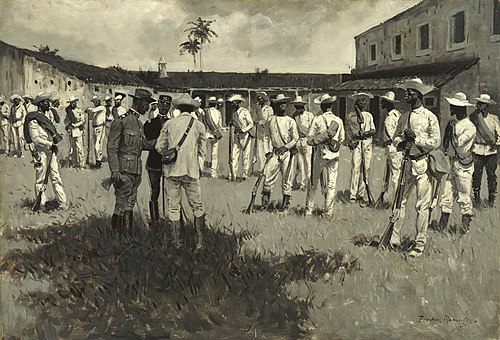 Disbanding Gomez' Army, 1899, Frederic Remington