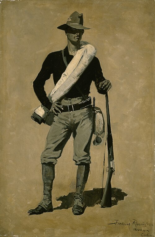 U. S. Soldier, Spanish-American War, 1899, Frederic Remington