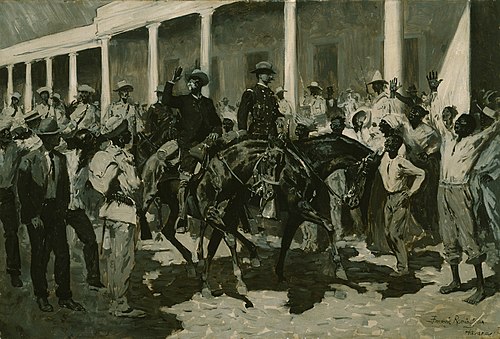 The Return of Gomez to Havana, 1899, Frederic Remington
