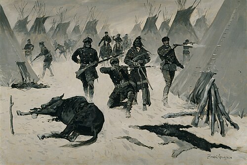 The Defeat of Crazy Horse, 1901, Frederic Remington