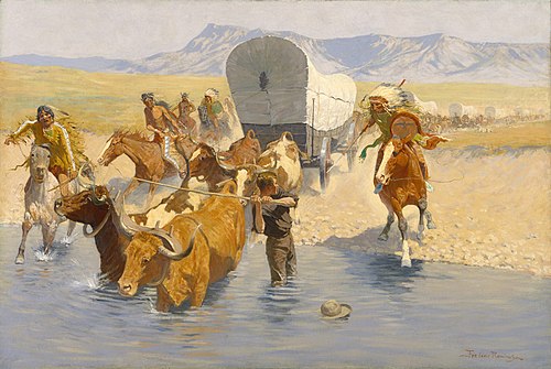 The Emigrants, 1904, Frederic Remington
