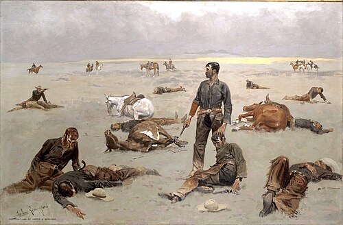 What an Unbranded Cow Has Cost, 1895, Frederic Remington
