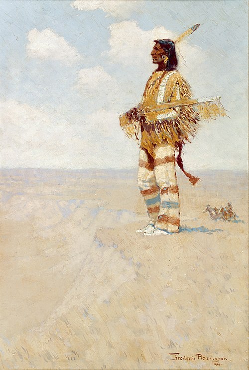 The Last of His Race (The Vanishing American), 1908, Frederic Remington