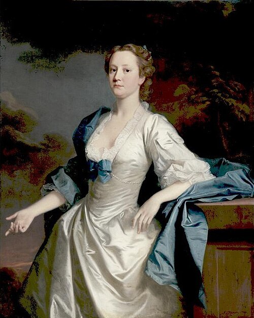 Portrait of Mrs. Mary Wilbraham, 1744, Allan Ramsay
