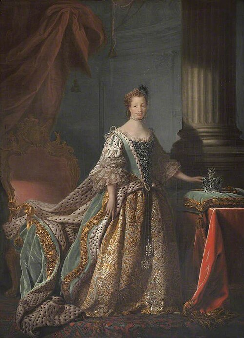 Charlotte (1744–1818), Consort of George III, 1773, Allan Ramsay
