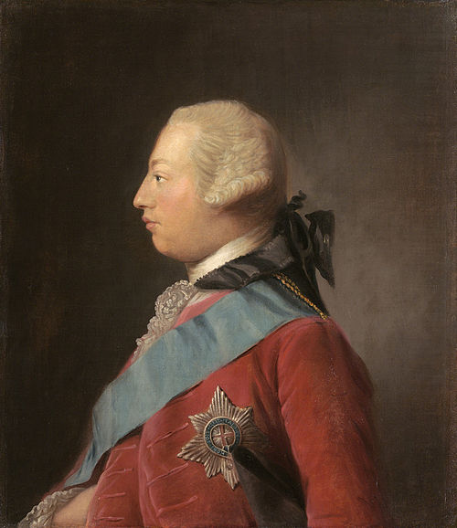 Porträt des George III of the United Kingdom (1738-1820), 1762, Allan Ramsay
