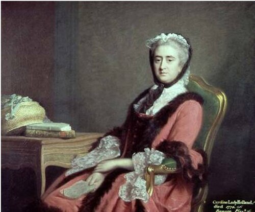 Porträt der Caroline Fox, 1st Baroness Holland (1723-1774), 1766, Allan Ramsay