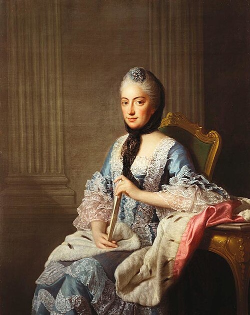Princess Elizabeth Albertina, Duchess of Mecklenburg-Strelitz (1713-61), 1769, Allan Ramsay