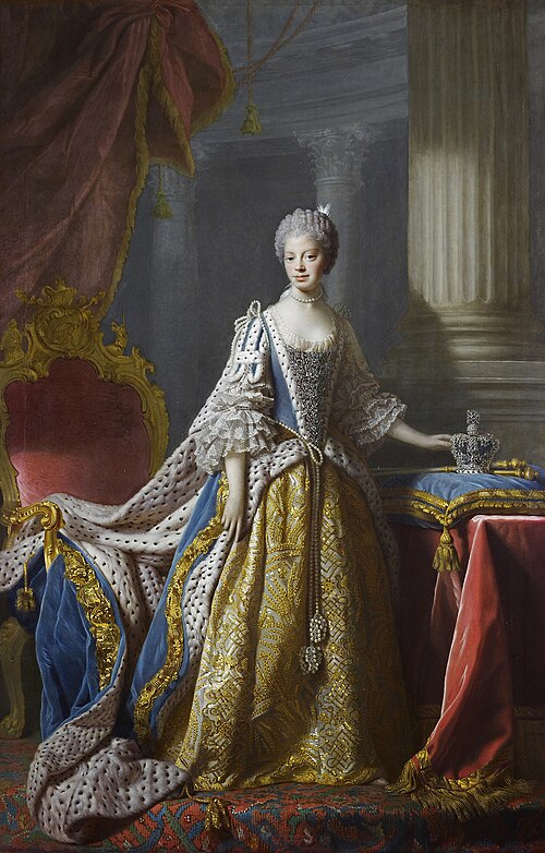La reine Charlotte (1744-1818), 1762, Allan Ramsay