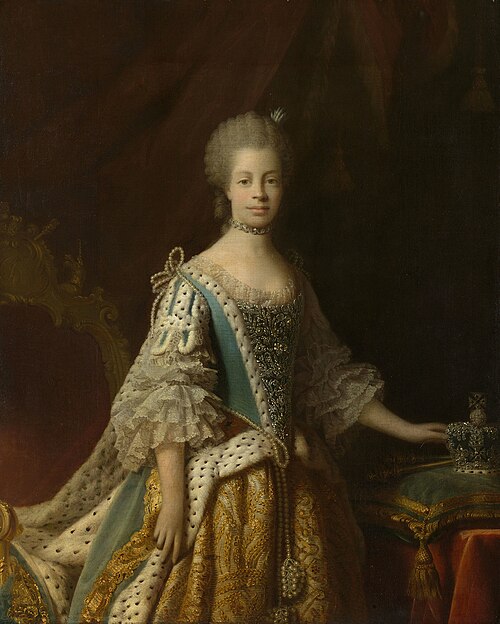 Queen Charlotte (1744-1818), 1765, Allan Ramsay