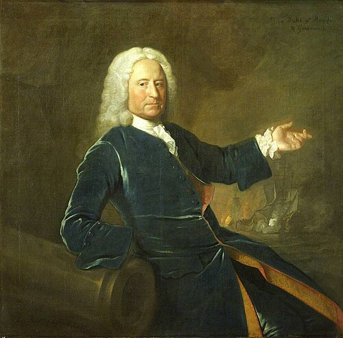Admiral The Honourable Charles Stewart, 1681-1741, 1740, Allan Ramsay