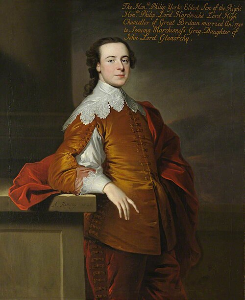Philip Yorke, 2nd Earl of Hardwicke, PC, MP, FRS (1720-1790), 1741, Allan Ramsay
