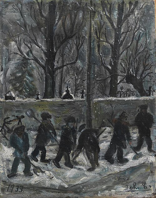 Snow-Clearing, 1933, John Christensen