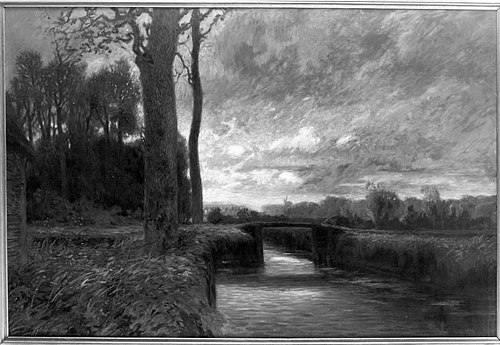 Matin d'automne, 1902, Hans am Ende