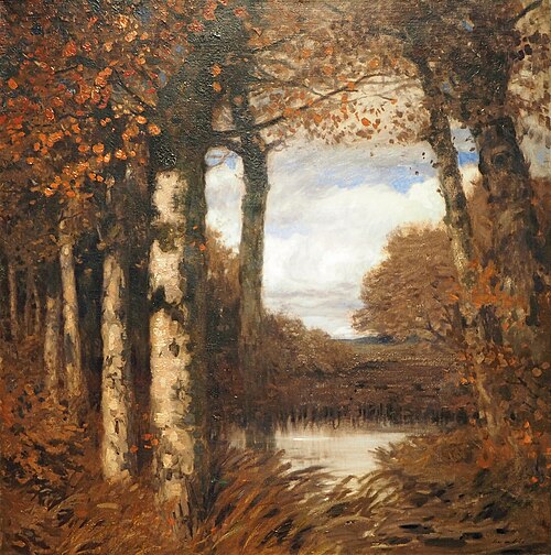 Herbst im Moor, 1900, Hans am Ende