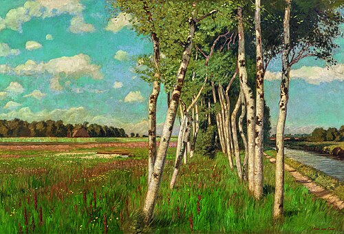 Summer day in Worpswede, 1900, Hans am Ende