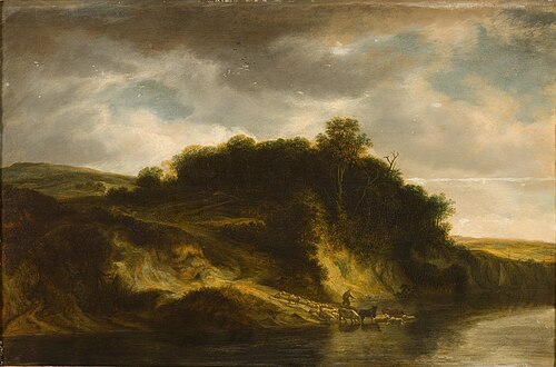 Heuvelachtige rivieroever, , Guillam Dubois