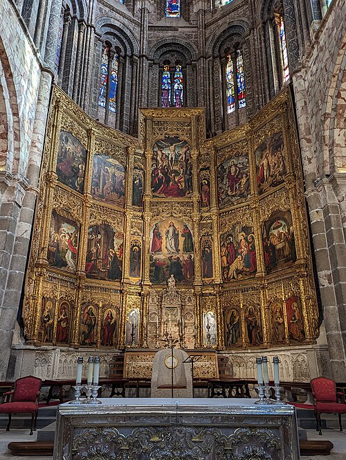Main altarpiece of the Cathedral of Ávila, 1500, Pedro Berruguete