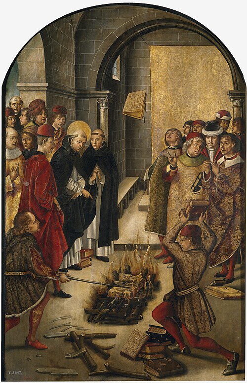 Saint Dominique et les Albigeois, 1493, Pedro Berruguete