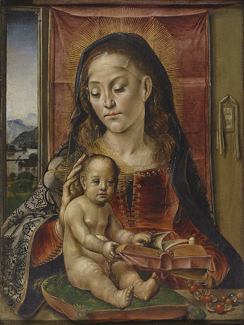 The Virgin and Child, 1480, Pedro Berruguete