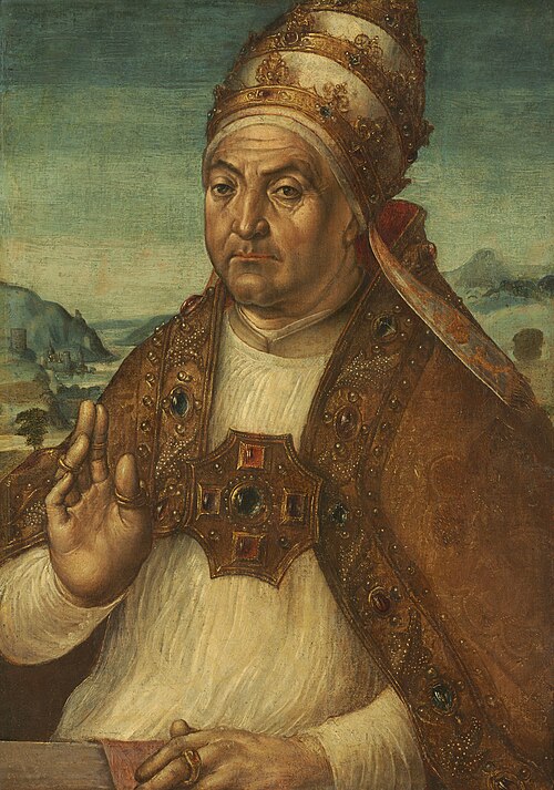 Portrait of Pope Sixtus IV della Rovere, 1512, Pedro Berruguete