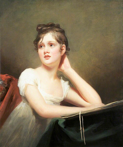 Girl Sketching, 1814, Henry Raeburn