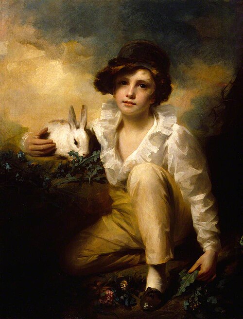 Boy and Rabbit, 1814, Henry Raeburn