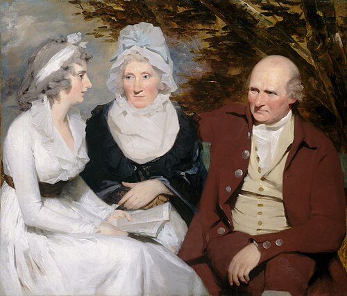 John Johnstone, Betty Johnstone, and Miss Wedderburn, 1790, Henry Raeburn