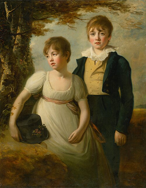 Podobizeň dievčaťa a chlapca, 1800, Henry Raeburn