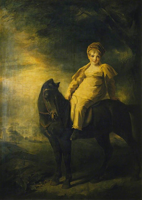 Archibald Montgomerie, later 13th Earl of Eglinton PC, KT (1812-1861), as a boy on horseback, 1818, Henry Raeburn