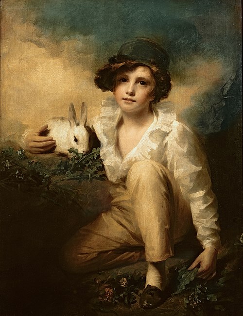 Boy and Rabbit, 1814, Henry Raeburn