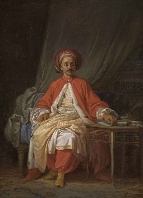 Bildnis eines Orientalen, 1769, Jean-Baptiste Le Prince