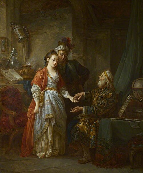 The Necromancer, 1775, Jean-Baptiste Le Prince