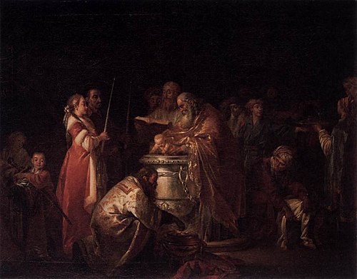 Un baptême russe, 1765, Jean-Baptiste Le Prince