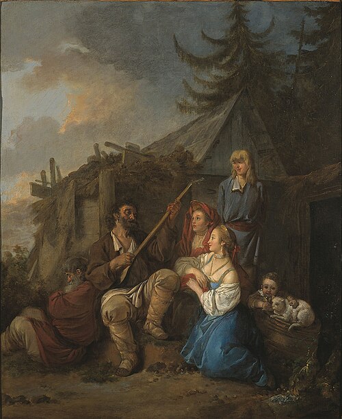 Le Joueur de balalaïka, 1764, Jean-Baptiste Le Prince