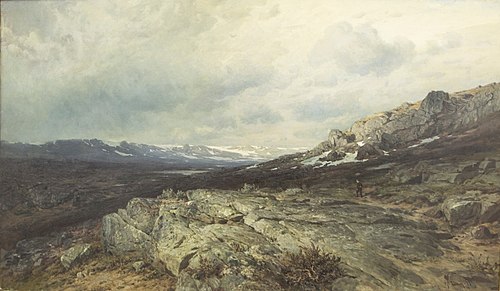 High Mountain, 1877, Andreas Edvard Disen