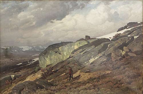 High Mountain, 1880, Andreas Edvard Disen