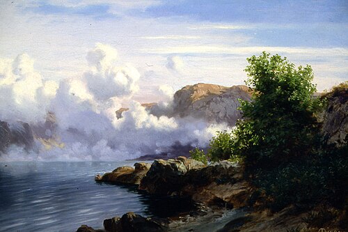 Landskapsstudie, 1870, Andreas Edvard Disen