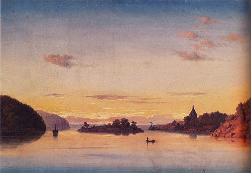View of Lake Ladoga, , Mikhaïl Klodt