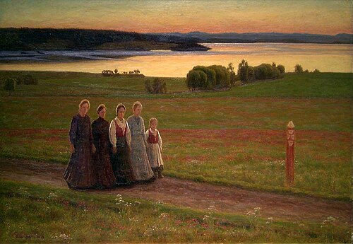 Midsummer Night, 1902, Einar Øfsti