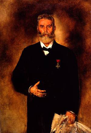 Portrait of Christoph Reisser, 1885, Anton Romako