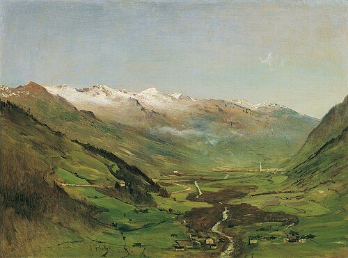 Das Gasteinertal I, 1877, Anton Romako