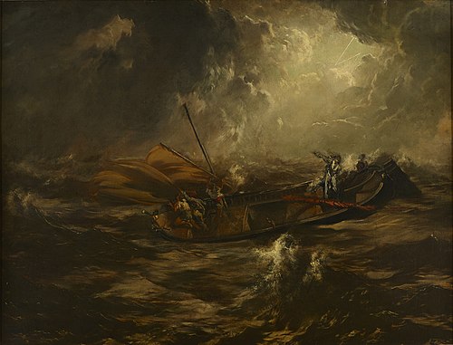 Seesturm, 1881, Anton Romako