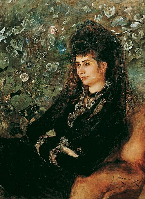 Mathilde Stern, geb. Porges, 1889, Anton Romako