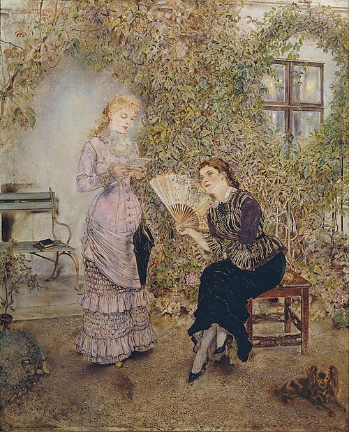 Friends, 1881, Anton Romako
