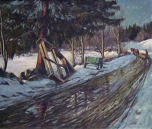 Spring Thaw, 1899, Sigurd Lilloe