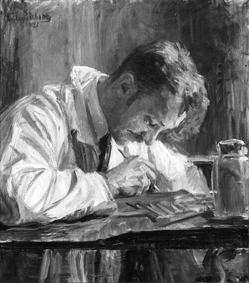 Hjalmar Wasler, 1921, August Eiebakke