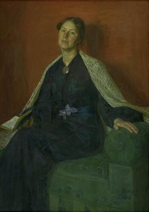 Portrait of a Lady, 1905, August Eiebakke